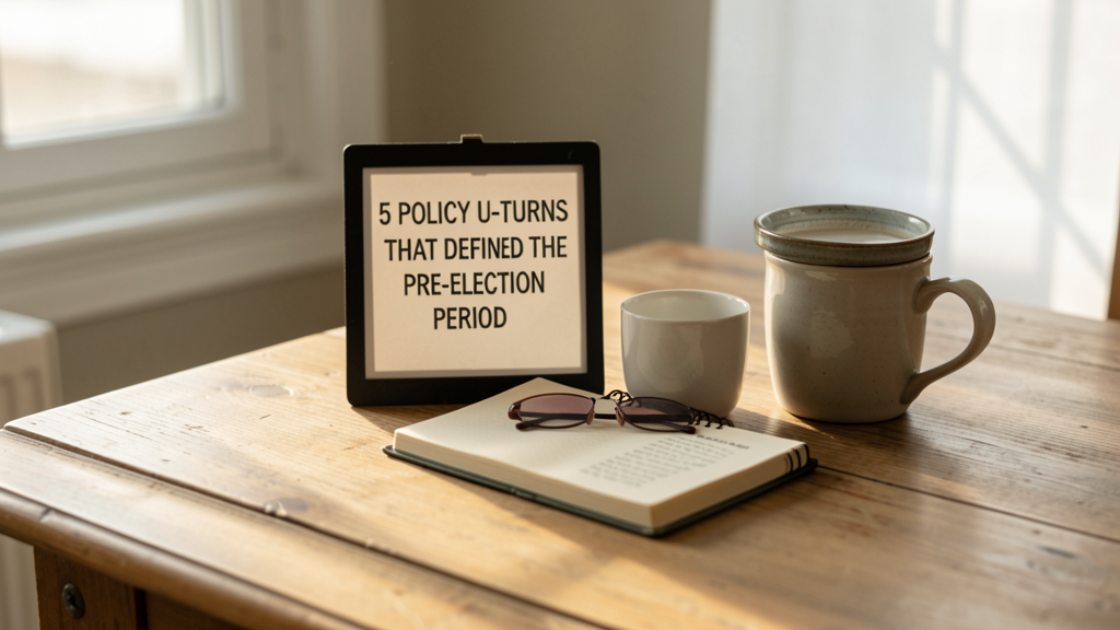 Photographic detail related to 5 Policy U-Turns That Defined the Pre-Election Period