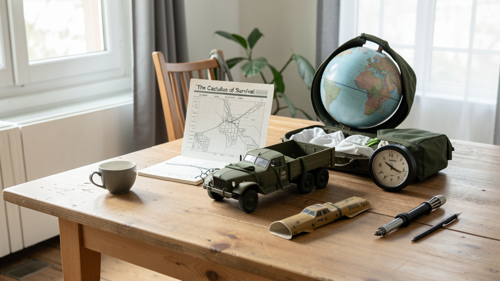 Editorial image illustrating The Calculus of Survival: Weighing Airdrops Against Ground Convoys in Gaza
