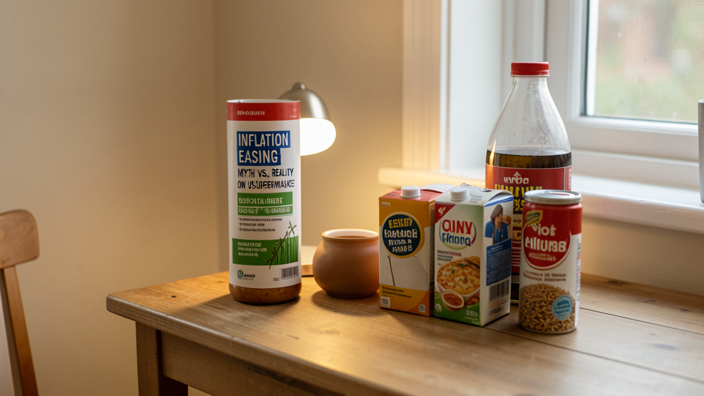Photographic detail related to Inflation Easing: Myth vs. Reality on UK Supermarket Shelves